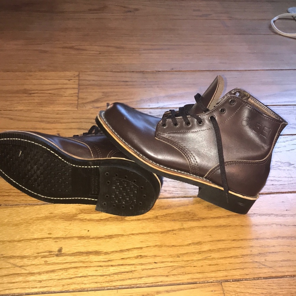 High top work wear shoes